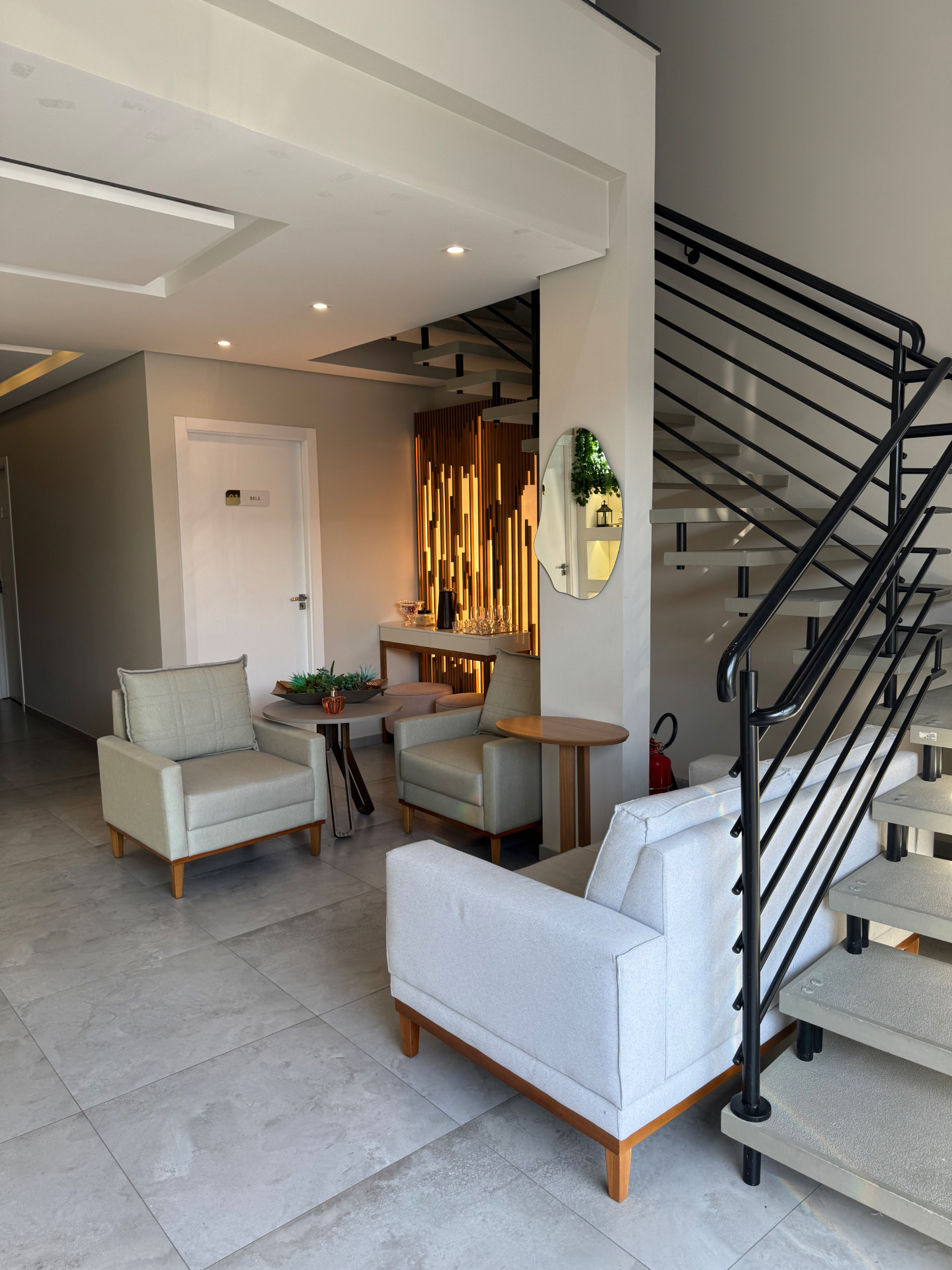 Lounge da clínica